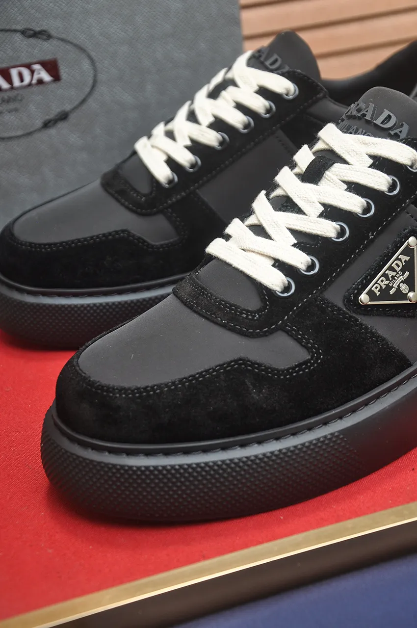 Men's shoes 💰580💶【PRADA】Top original, new season, high quality original goods, top imported calfskin with original imported glue, imported cowhide inside with original cowhide feet, original outsole! Quality guaranteed! Code 38-45 (45 customized)
